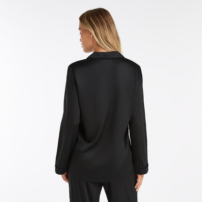 Long Premium Silk PJ Top