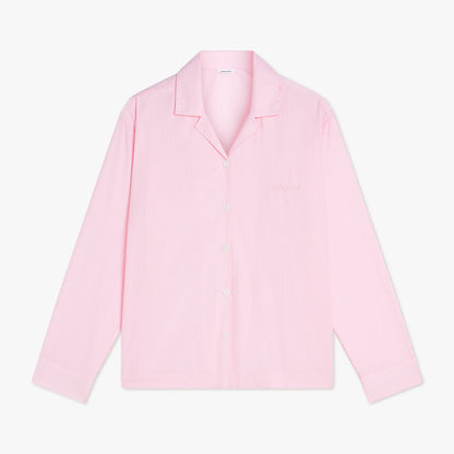 Long Premium Striped PJ Top