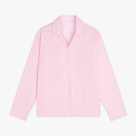 Long Premium Striped PJ Top