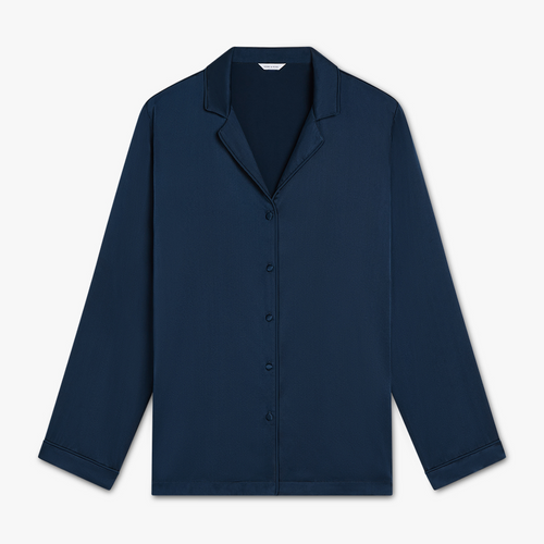 Long Premium Silk PJ Top