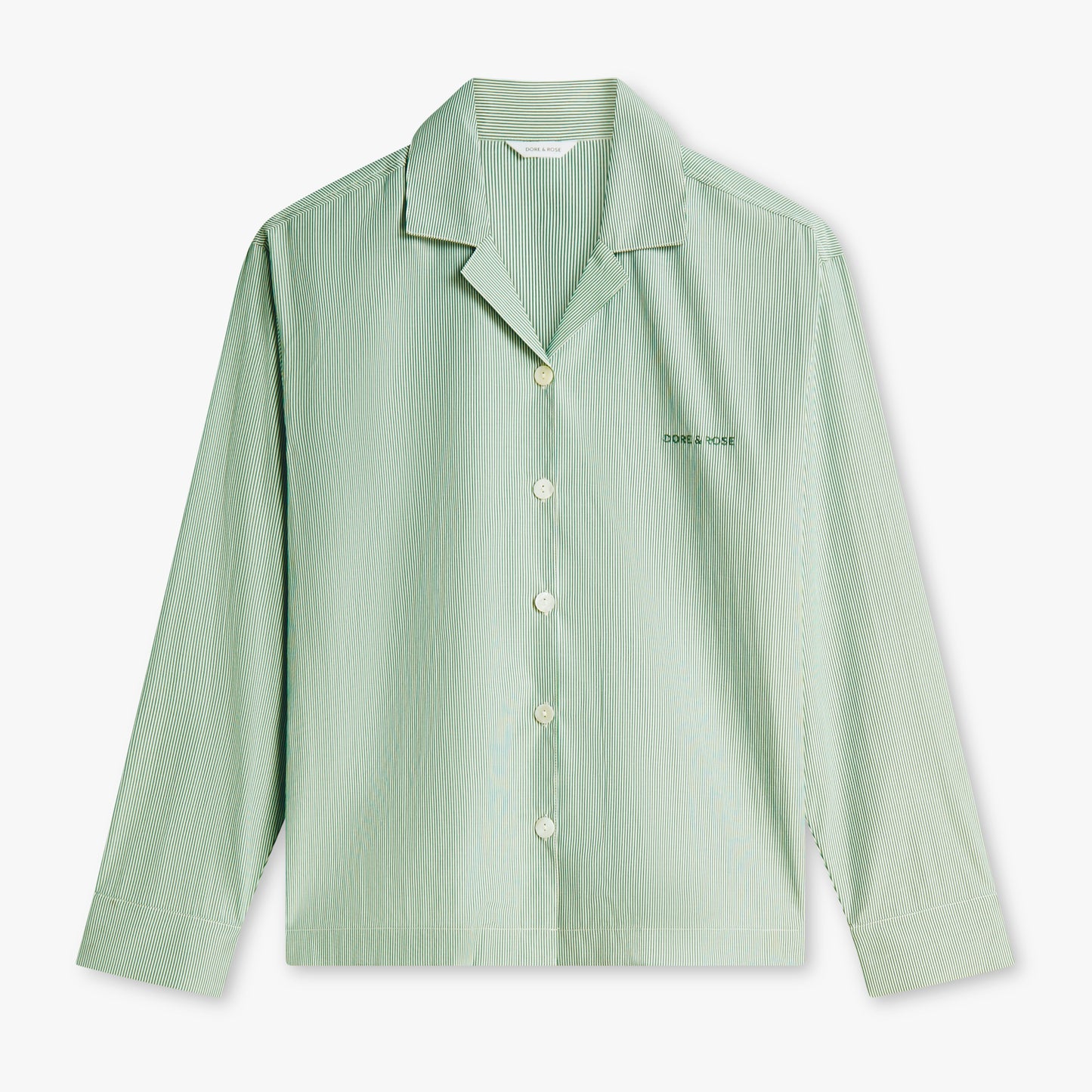 Long Premium Striped PJ Top