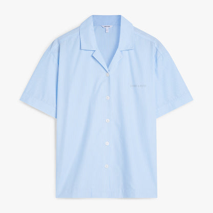 Short Premium Striped PJ Top